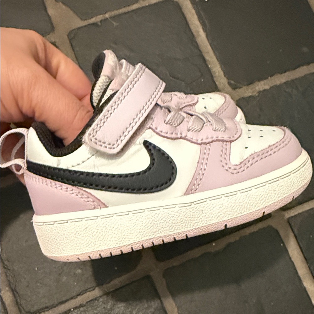 Nike Kids' Pink and Black Sneakers